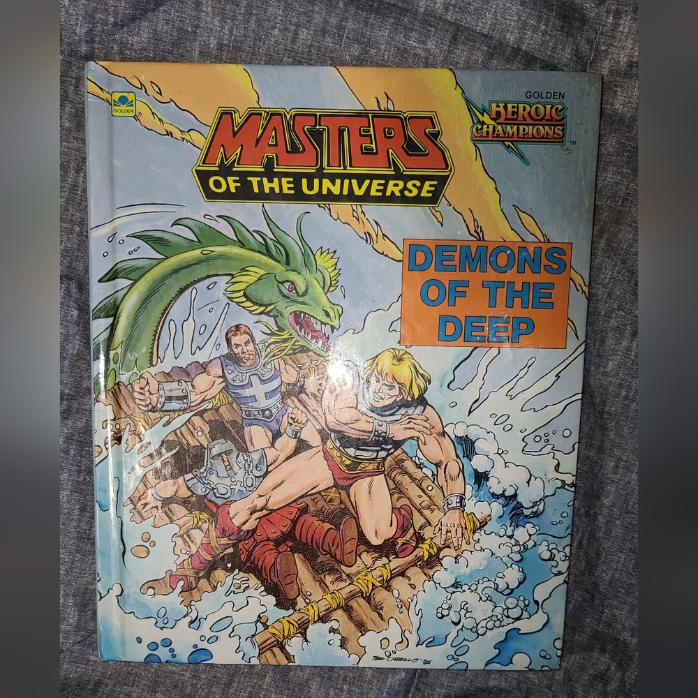 He Man 1985 golden book. Does have some marks on pages and back see pics